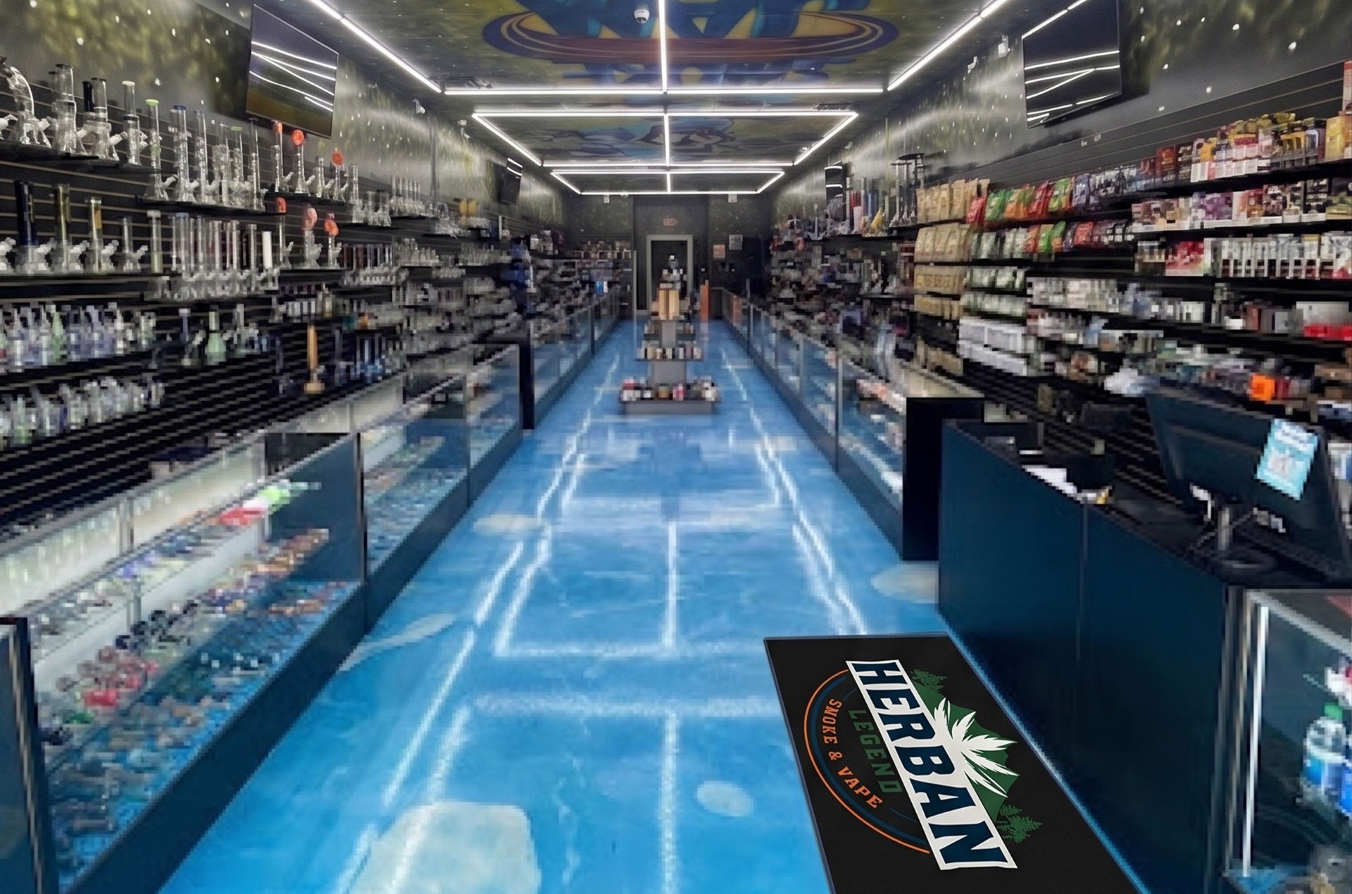 Inside the Jasper, Mountain Highlands Herban Legend Smoke Co. shop